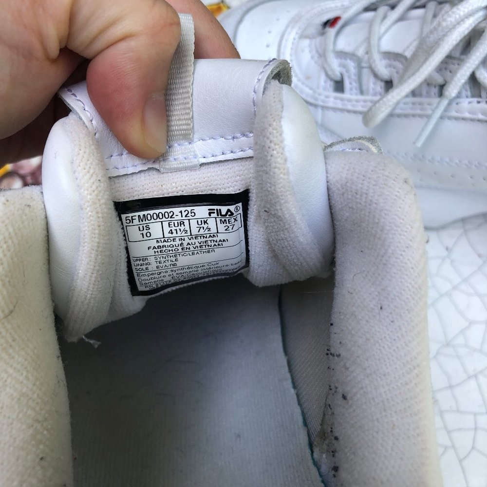 Fila Disruptor 2 White size 10 - Picture 5 of 7